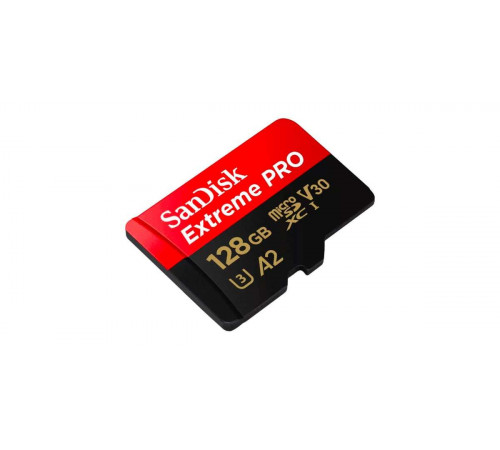 Карта памяти MicroSDXC 128GB SanDisk Class 10 UHS-I A2 C10 V30 U3 Extreme Pro