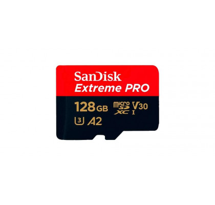 Карта памяти MicroSDXC 128GB SanDisk Class 10 UHS-I A2 C10 V30 U3 Extreme Pro