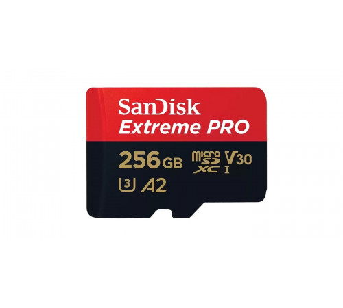 Карта памяти microSDXC 256GB SanDisk Class 10 UHS-I A2 C10 V30 U3 Extreme Pro