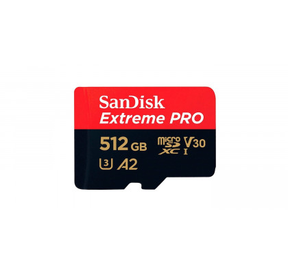 Карта памяти microSDXC 512GB SanDisk Class 10 UHS-I A2 C10 V30 U3 Extreme Pro