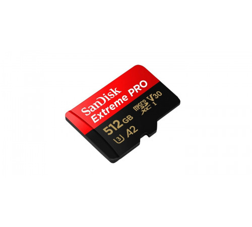 Карта памяти microSDXC 512GB SanDisk Class 10 UHS-I A2 C10 V30 U3 Extreme Pro